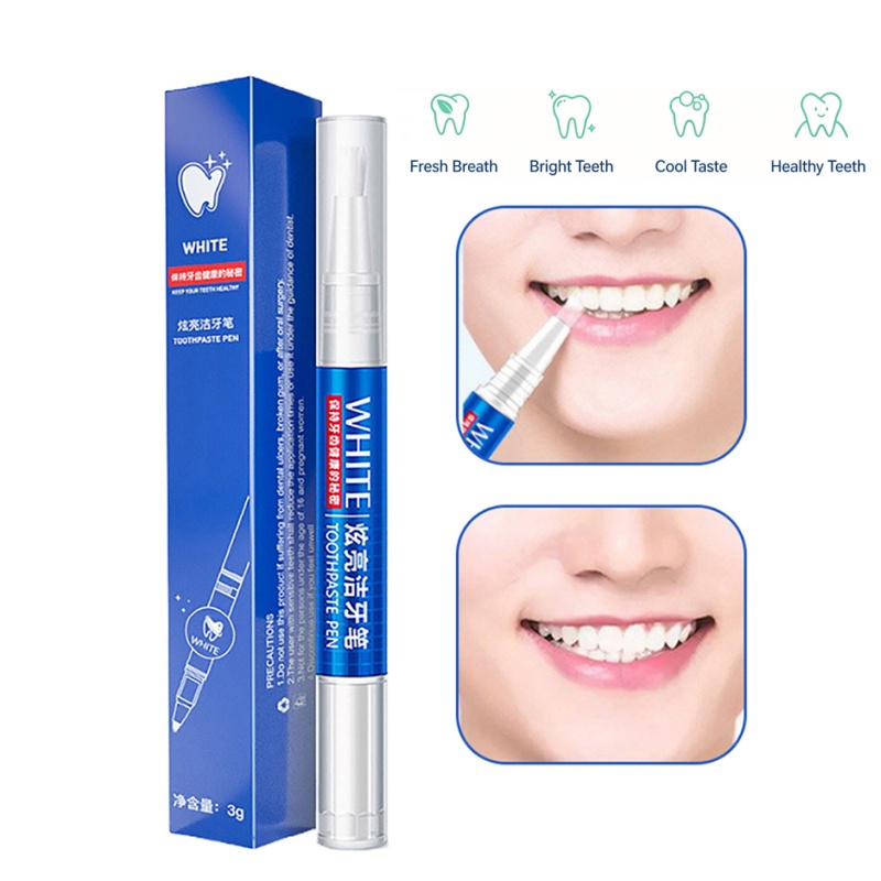 Teeth Whitening Gel Pen - 歯のホワイトニングペン プロフェッショナル歯のホワイトニングジェル コーヒーの汚れやタバコの汚れを除去 明るい笑顔 口腔ケア 歯の漂白キット