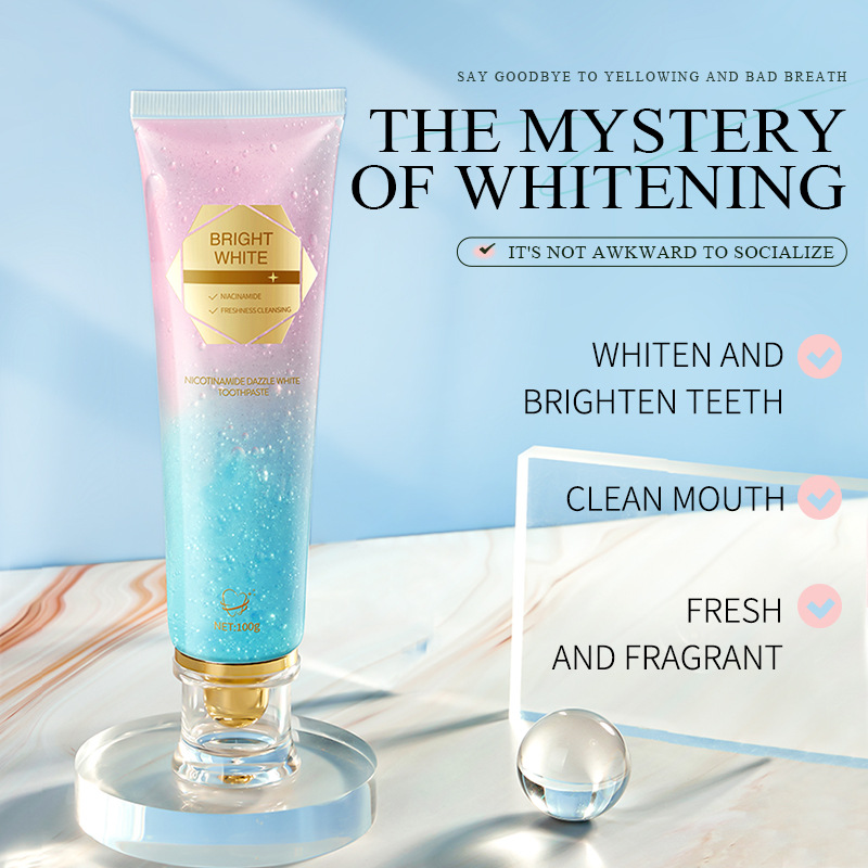 Teeth Whitening Toothpaste - まばゆい白さの歯磨き粉は、歯をきれいにし、歯の汚れや歯石を取り除き、息を爽やかにし、歯を白くします。