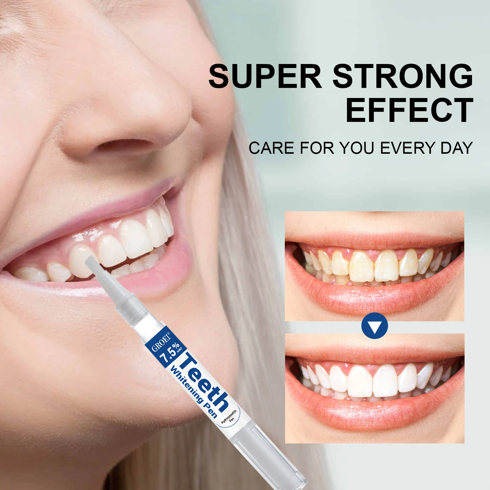 ヒドロキシアパタイト歯のホワイトニングペンまばゆい白いステイ - Teeth Whitening Gel Pen のレビューと価格