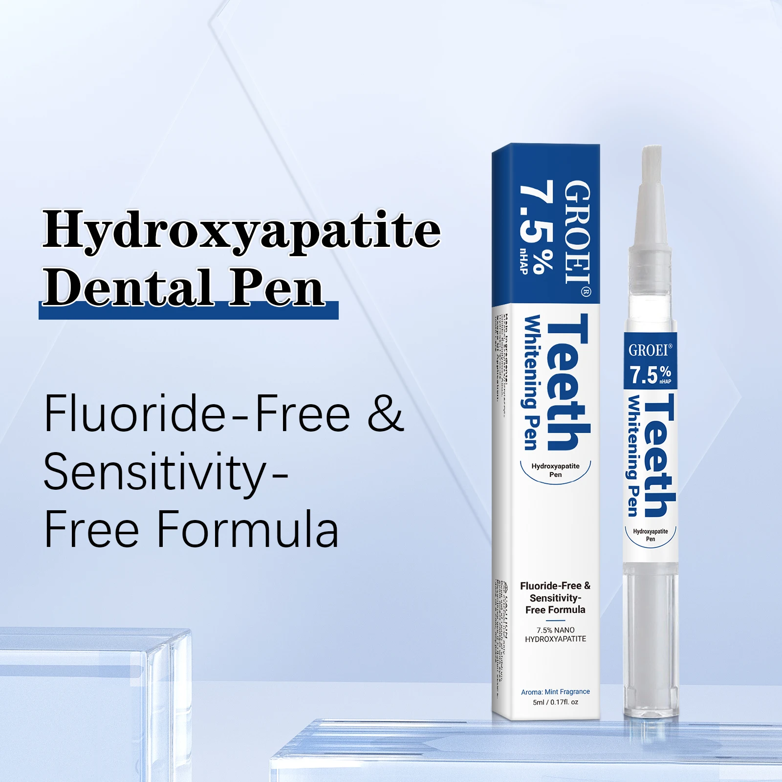 ヒドロキシアパタイト歯のホワイトニングペンまばゆい白いステイ - Teeth Whitening Gel Pen のレビューと価格