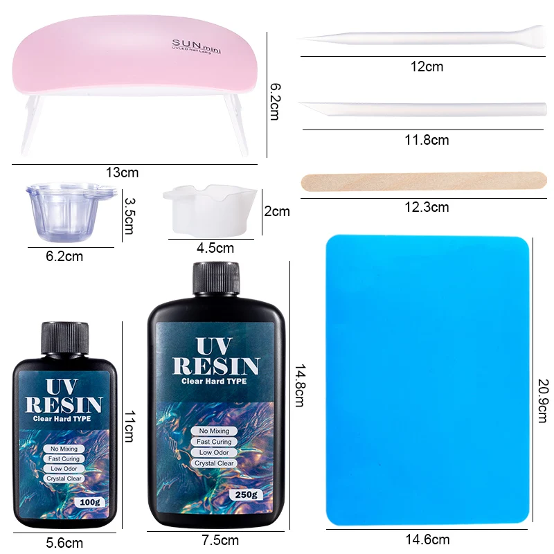 ハード UV 樹脂接着剤キット 高速硬化エポキシ樹脂 UV  - Uv Whitening Kit のレビューと価格