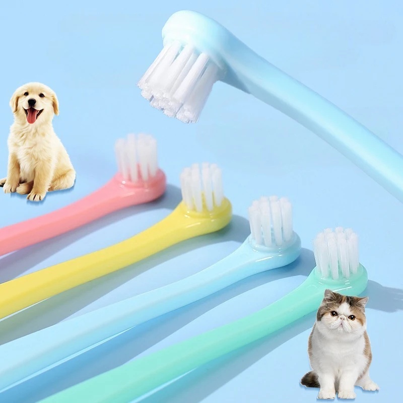 犬用歯ブラシ 犬の歯のクリーニング 小型ヘッドブラシ 犬用歯 - Teeth Whitening Brush のレビューと価格