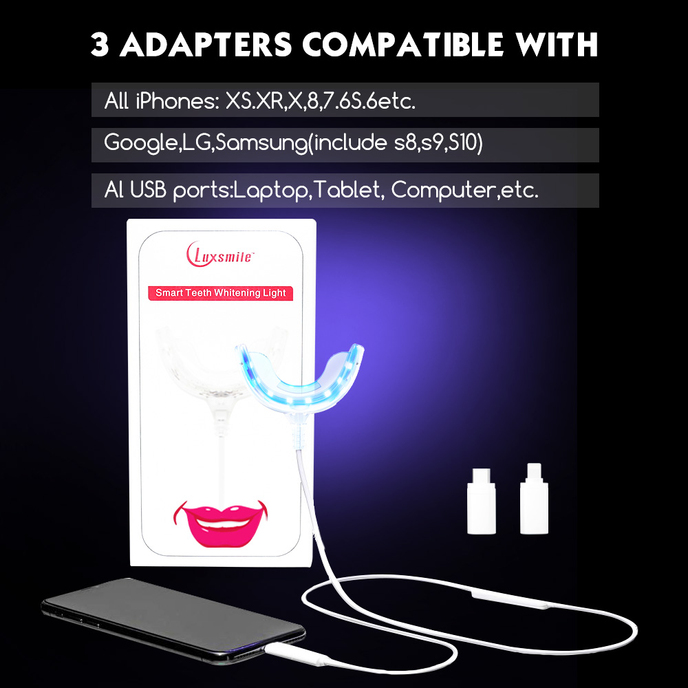 Luxsmile-歯のホワイトニングペン,LEDライト付きU - Teeth Whitening Gel Pen のレビューと価格