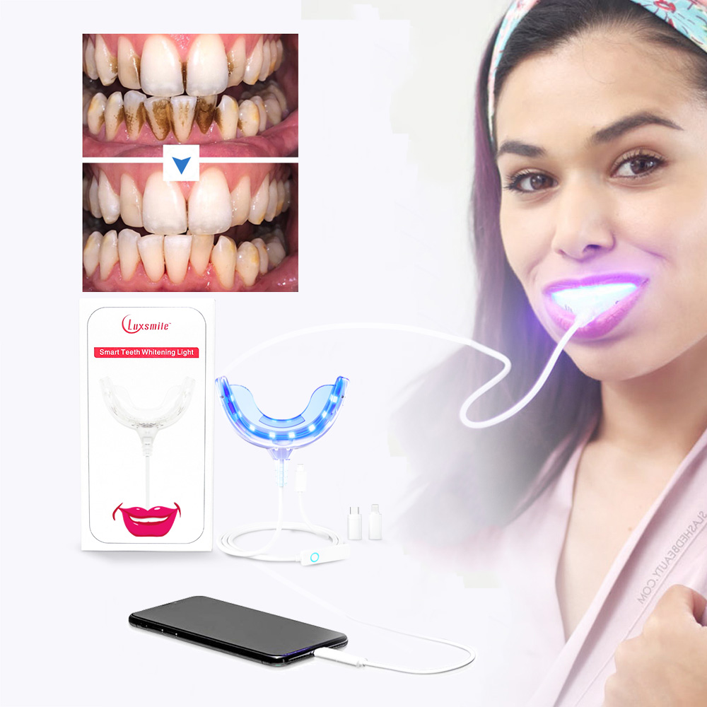 Luxsmile-歯のホワイトニングペン,LEDライト付きU - Teeth Whitening Gel Pen のレビューと価格