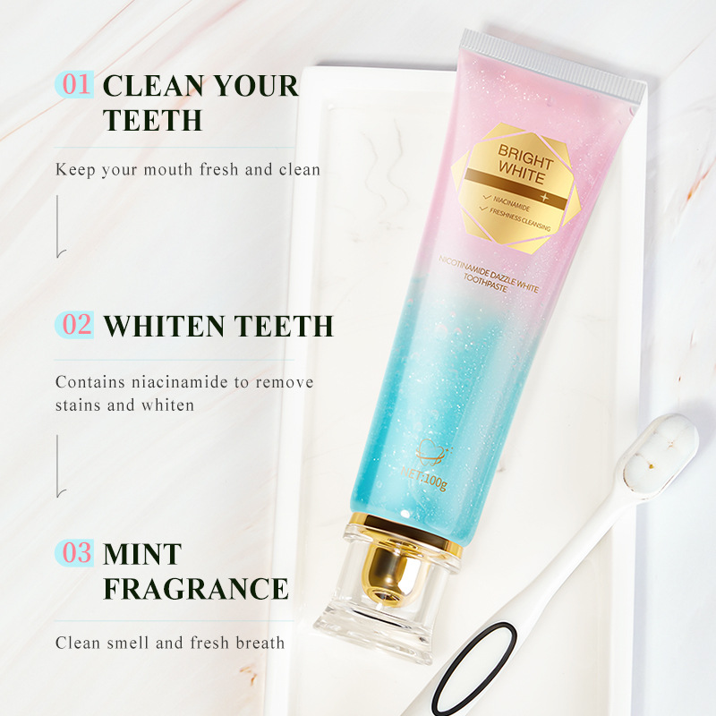 まばゆい白さの歯磨き粉は、歯をきれいにし、歯の汚れや歯石を取 - Teeth Whitening Toothpaste のレビューと価格