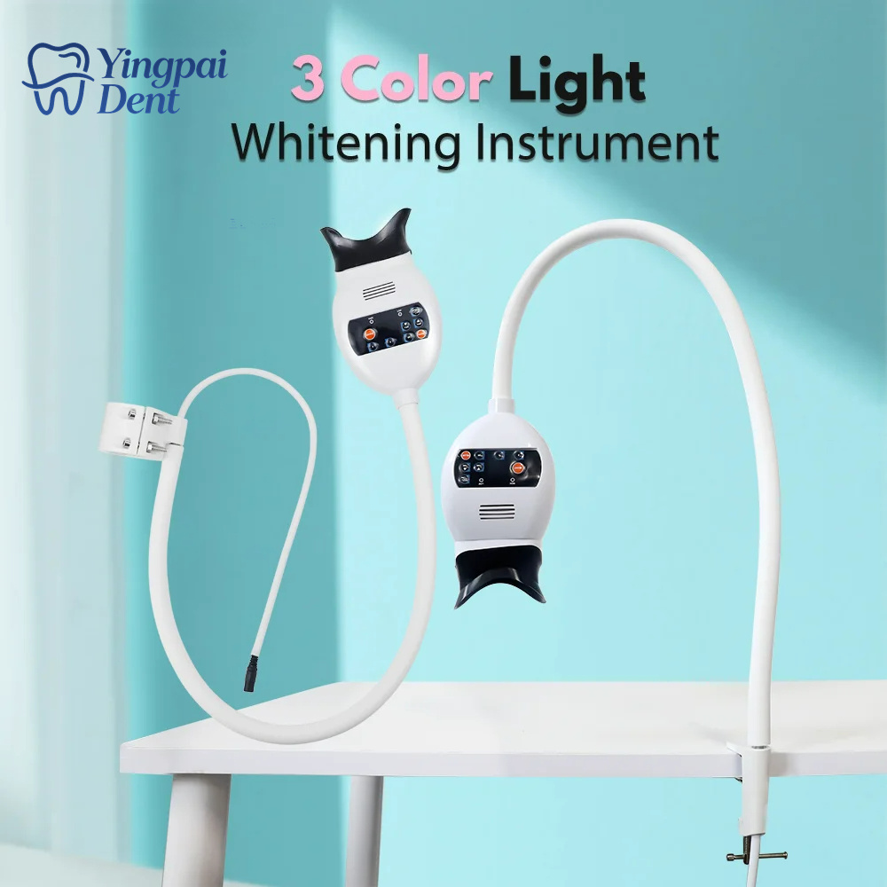 調整可能な3色LED歯のホワイトニング促進器、歯科用コールド - Teeth Whitening Led Light のレビューと価格