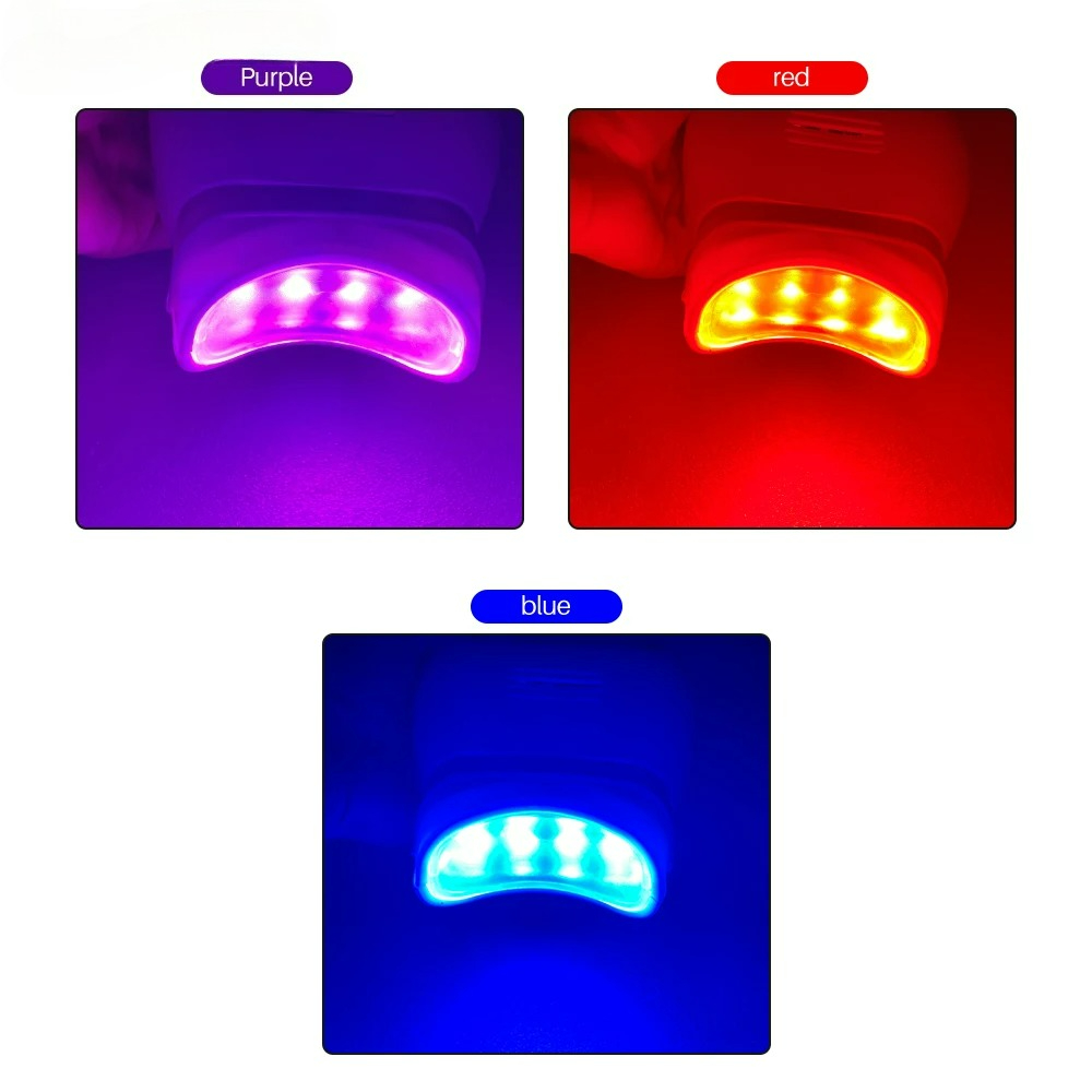 調整可能な3色LED歯のホワイトニング促進器、歯科用コールド - Teeth Whitening Led Light のレビューと価格