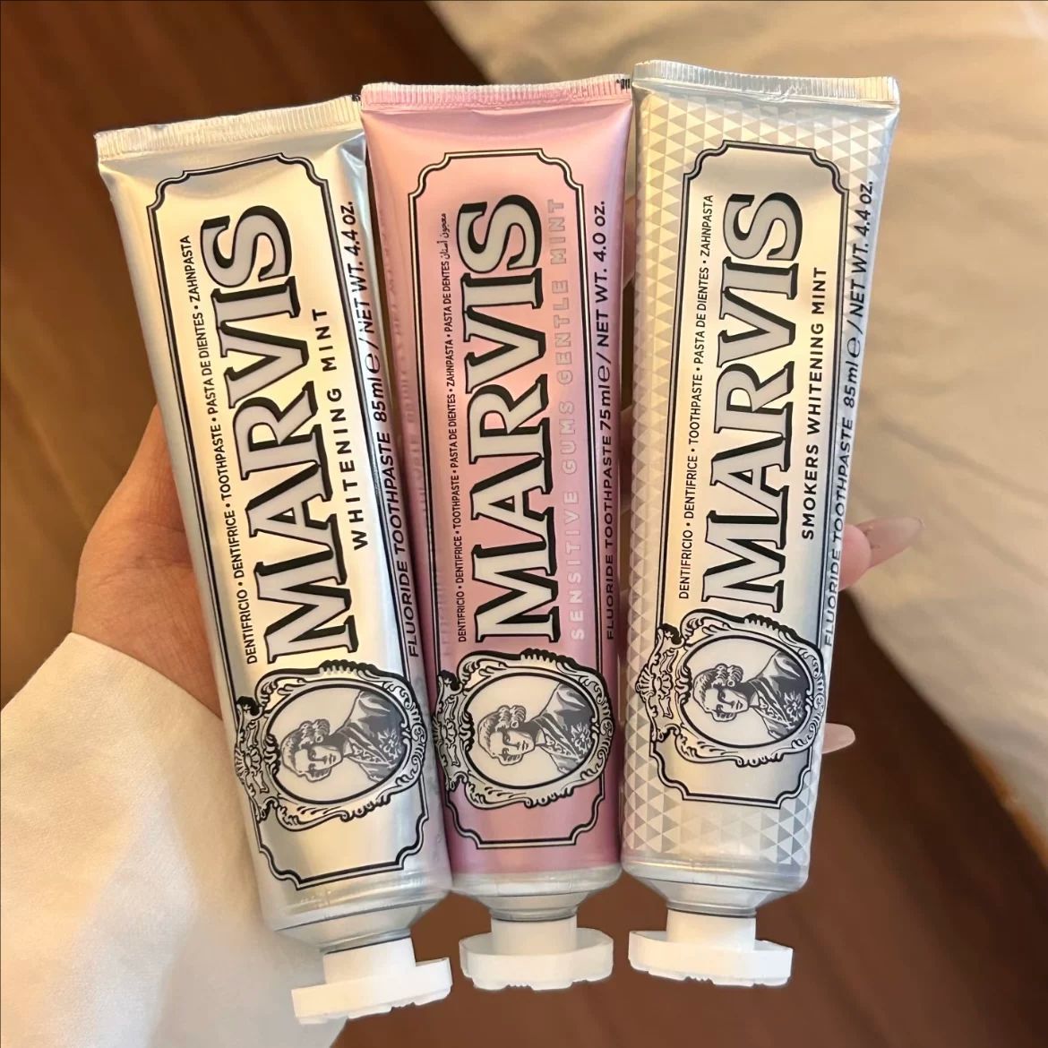 マービス ミント歯磨き粉 プレミアムオーラルケア 長続きする - Teeth Whitening Toothpaste のレビューと価格