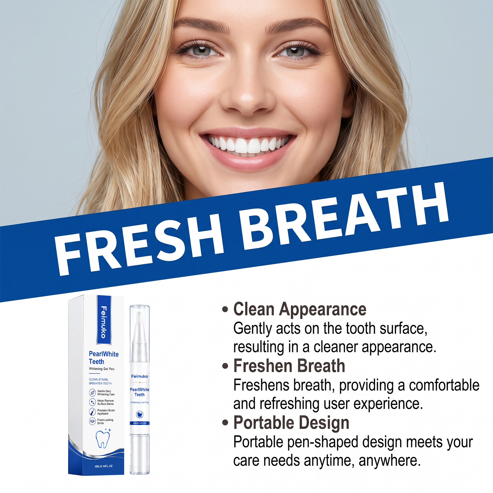 携帯用歯のホワイトニングジェルペン、ステイン除去、精密ブラシ - Teeth Whitening Gel Pen のレビューと価格
